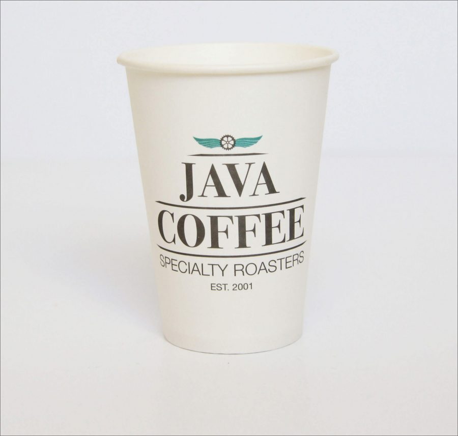 Brendirana papirna čaša za kafu za poneti 2,5dl