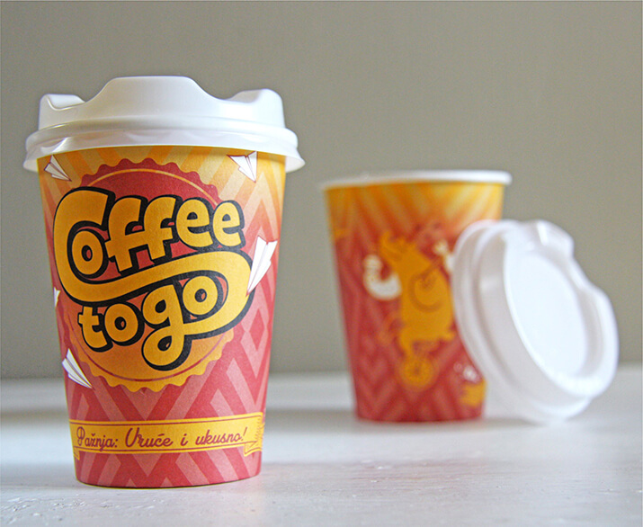 Papirna čaša za kafu za poneti 250ml - COFFEE TO GO