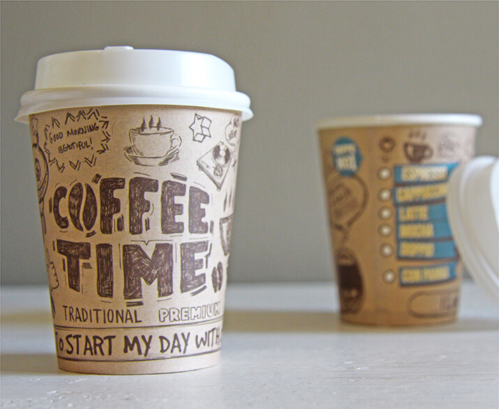 Papirna čaša za kafu za poneti 290ml - COFFEE TIME