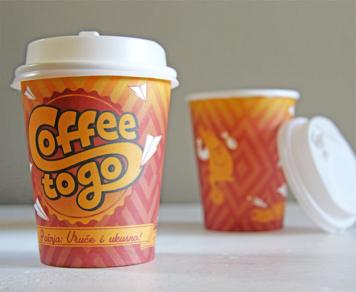 Papirna čaša za kafu za poneti 290ml - COFFEE TO GO