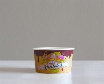 Papirna čaša za sladoled za poneti 110ml - SLADOLED