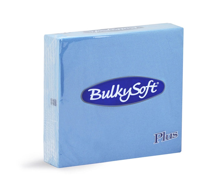 BULKYSOFT baby plava premium plus salveta 190x190