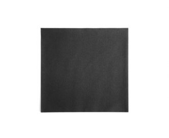 CHIC - AIRLAID crna salveta u boji sa premium tekstilnim opipom 200x200