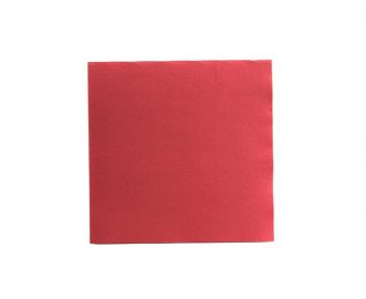 CHIC - SOFT POINT crvena salveta u boji sa tekstilnim opipom 190x190