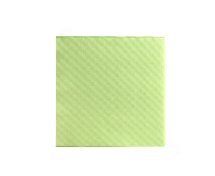 CHIC - SOFT POINT kivi zelena salveta u boji sa tekstilnim opipom 190x190
