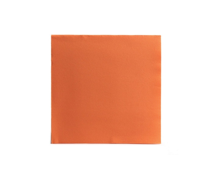 CHIC - SOFT POINT oranž salveta u boji sa tekstilnim opipom 190x190