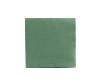 CHIC - SOFT POINT zelena salveta u boji sa tekstilnim opipom 190x190