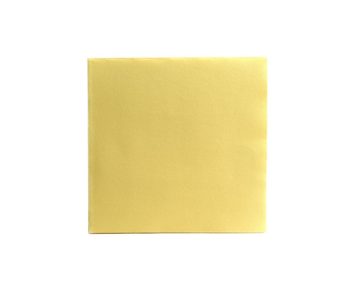 CHIC - SOFT POINT žuta salveta u boji sa tekstilnim opipom 190x190