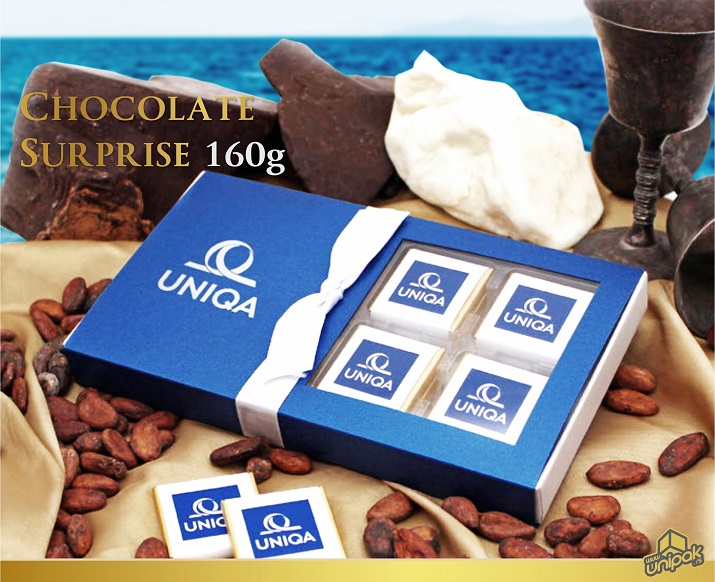 Luksuzna poklon ambalaža sa čokoladicama - Chocolate Surprise 160g