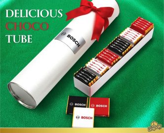 Luksuzna poklon ambalaža sa čokoladicama - Delicious Choco Tube