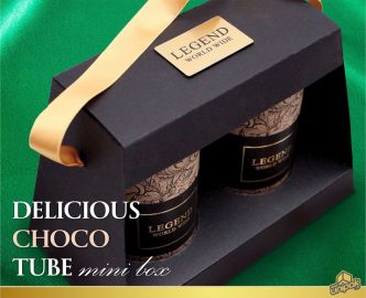 Luksuzna poklon ambalaža sa čokoladicama - Delicious Choco Tube mini box