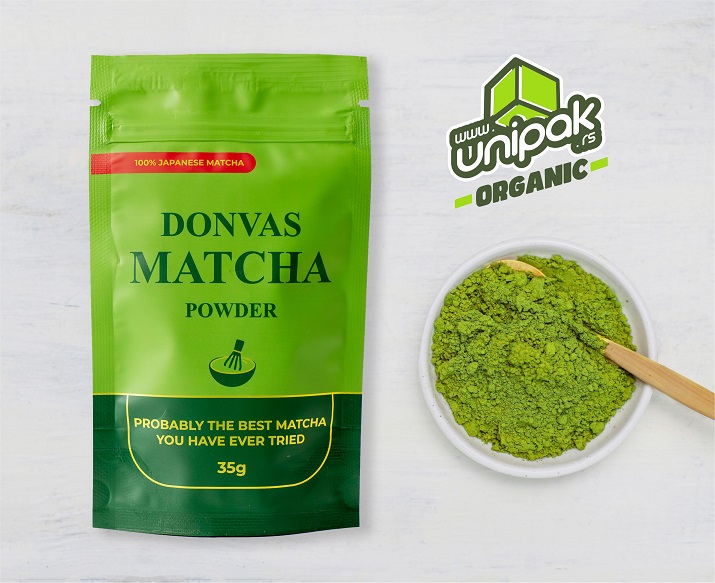 Fino mlevena matcha u prahu intenzivne zelene boje