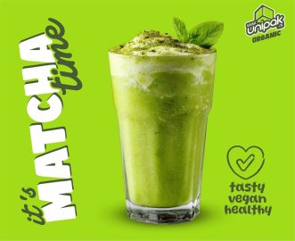 Premium matcha smoothie 